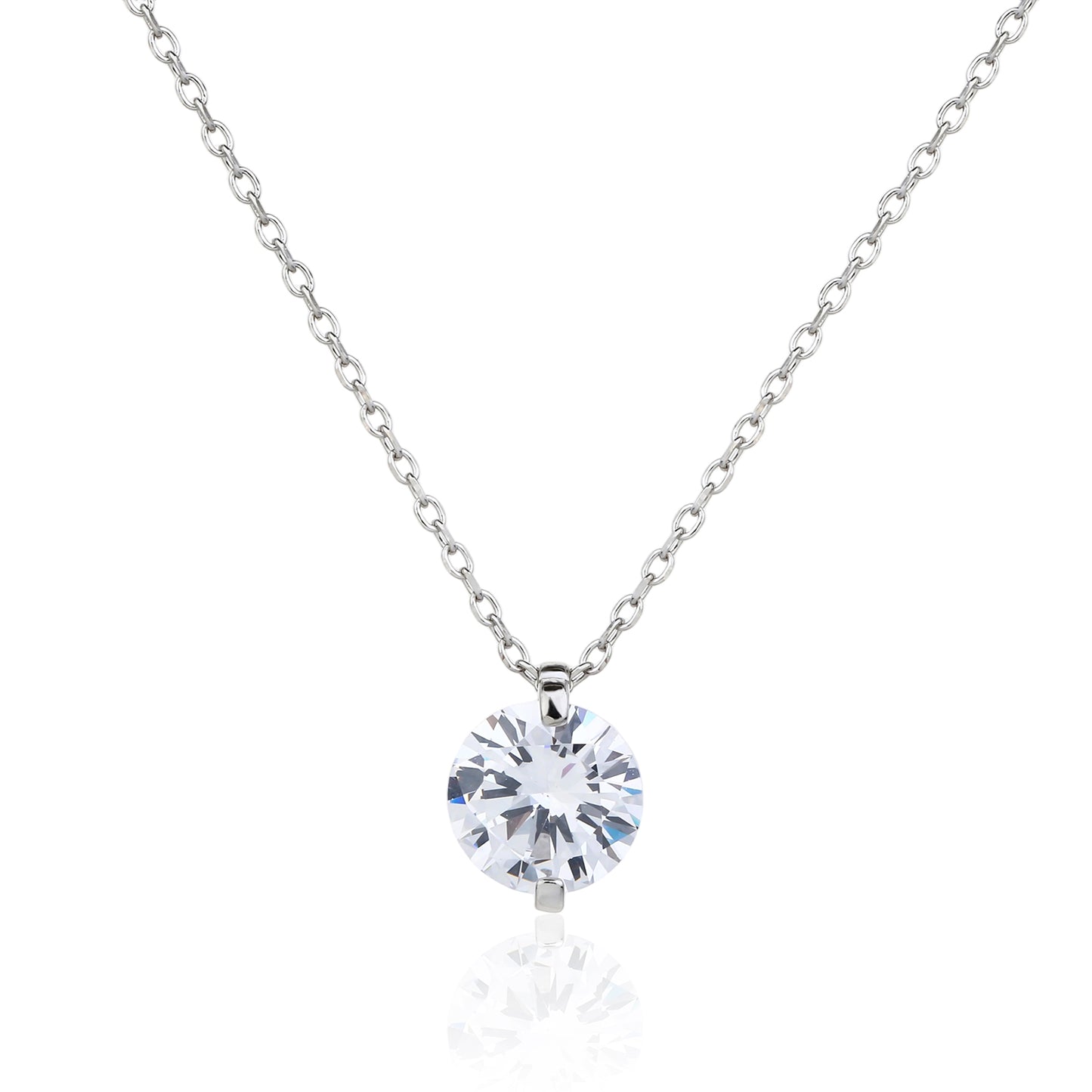 שרשרת יהלום כסוף