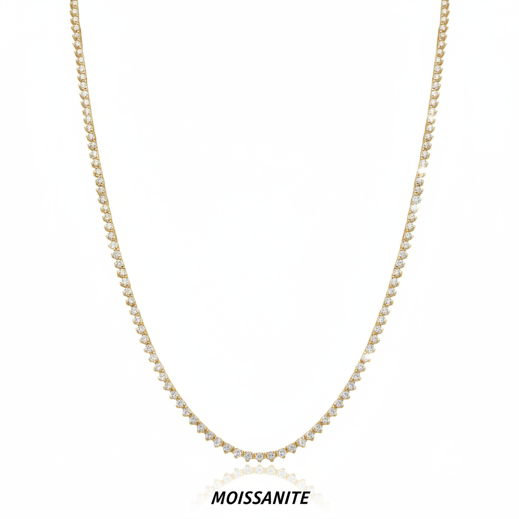 שרשרת טניס מוסונייט mosi008-3mm-12ct--3-M