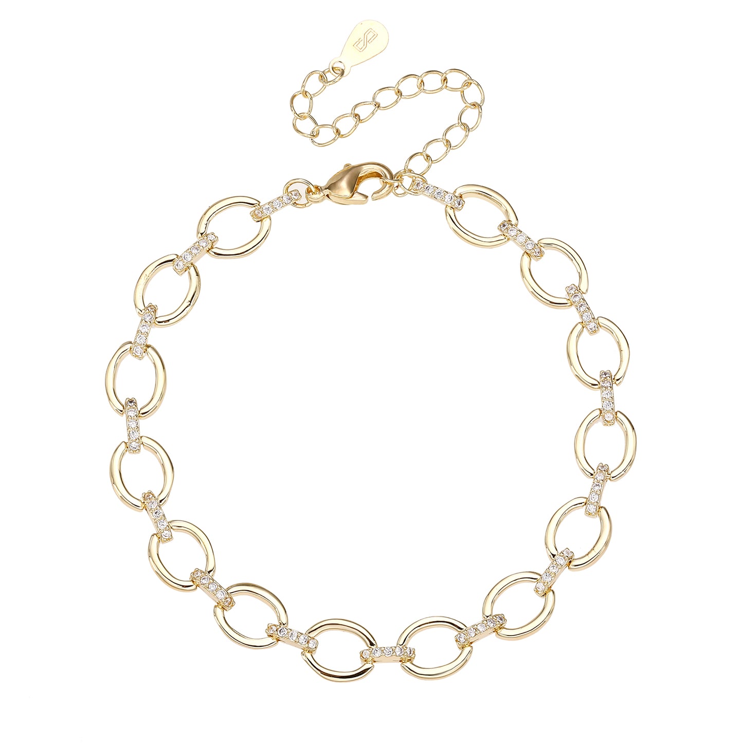 צמיד שרשרת  זהב