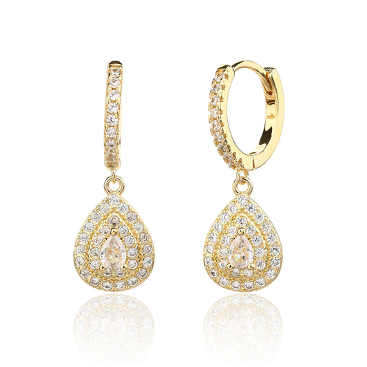 עגיל פאריז זהב