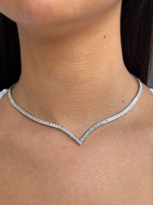 שרשרת טניס  LUNA 42CM