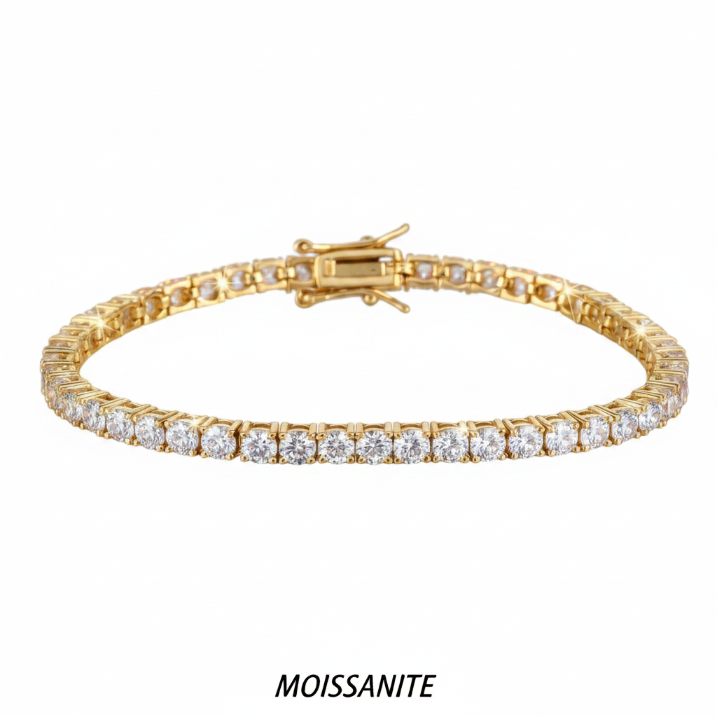 צמיד טניס מוסונייט mosi001-2.5mm-3.3ct-3.78ct--3-M