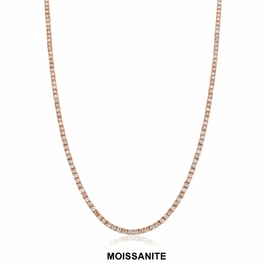 שרשרת טניס מוסונייט mosi004-2.5mm-8.46ct--2-M