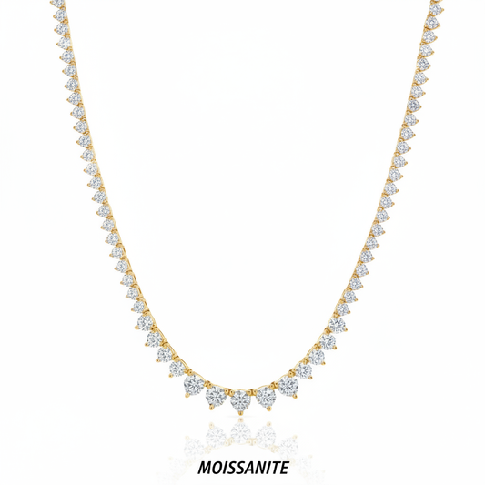 שרשרת טניס מוסונייט mosi007-3-5mm-15.1ct--3-M