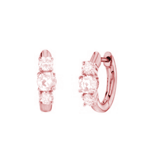 עגיל  ZSI508-2-רוז גולד-רוז גולד